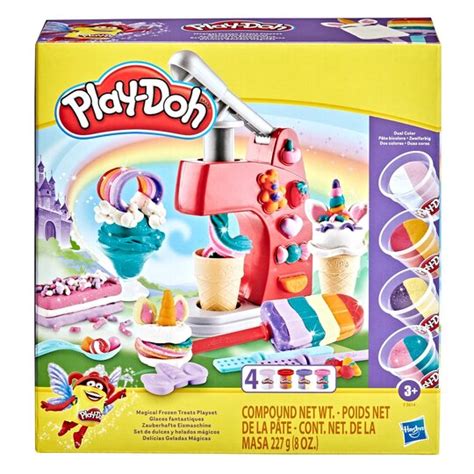 Have Fun with Anna and Elsa from Frozen with the Play Doh Magical Frozen Treats Playset